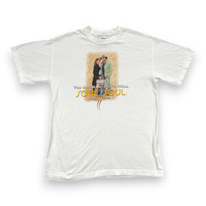 Vintage Tim McGraw Faith Hill Shirt Adult MEDIUM White Soul 2 Soul Music Y2K